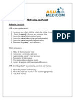 Checklist - Motivating The Patient (1) (Original)