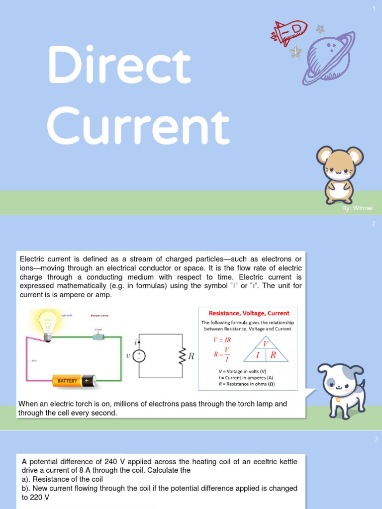 Direct Current | PDF | Electric Current | Chemistry