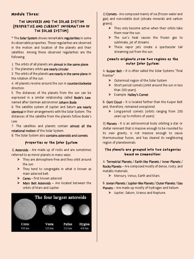 Earthsci Reviewer | PDF | Solar System | Planets