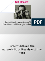 Intro To Brecht Lesson Powerpoint