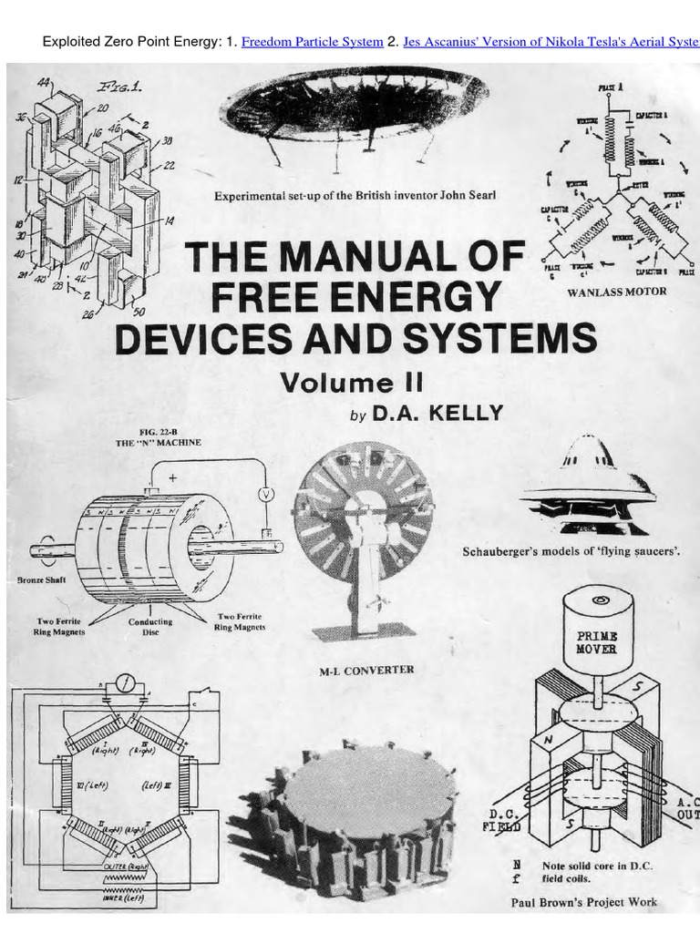 The Manual Of Free Energy Devices And Systems Pdf Inductor Mass