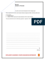 Rate of Reaction Chemistry Worksheet