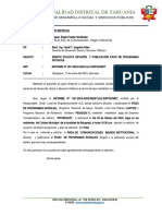 Carta #003 - Solicito Difuncion y Publicacion Comunica Pago Programas Sociales