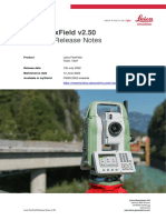 Leica FlexField v2.50 Software Release Notes