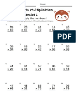 Double Digits Multiplication