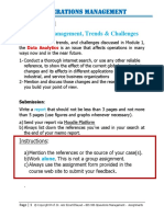 Assignment 1 - Intro To Operations Management