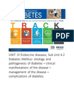 Managing diabetes: clinical manifestations, treatment, and prevention of complications