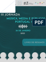 Livro de resumos  III Jornada Música Media e Públicos, Portugal 1974-2020