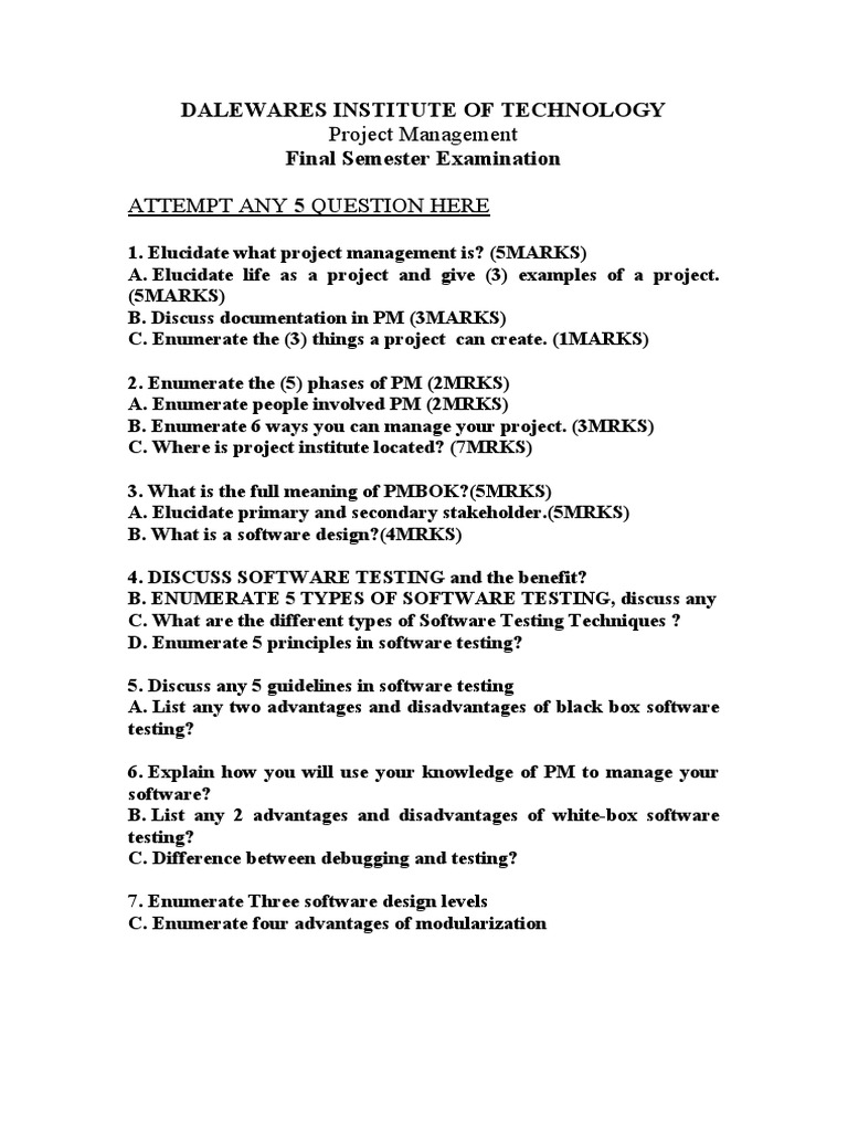 Project Management | PDF