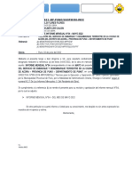 Informe mensual N°04 de la obra de embarque y desembarque terrestre en Acora, Puno