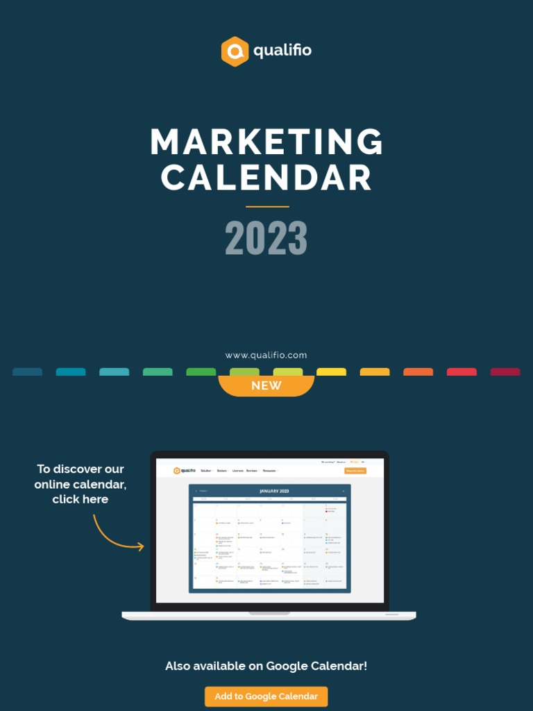 Marketing Calendar 2023 en PDF Festival Observances