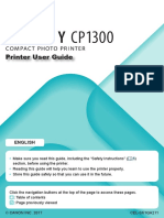 SELPHY CP1300 Printer User Guide EN