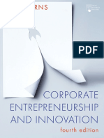 Corporate Entrepreneurship and Innovation (Paul Burns)