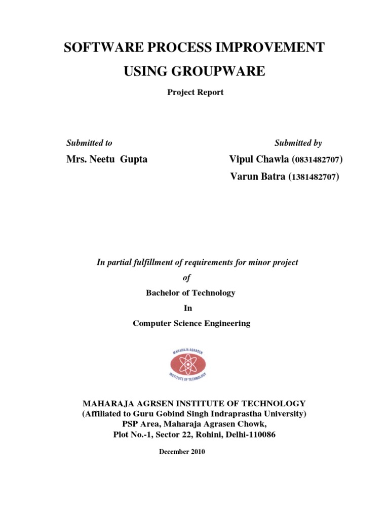 Software Process Improvement Project | PDF