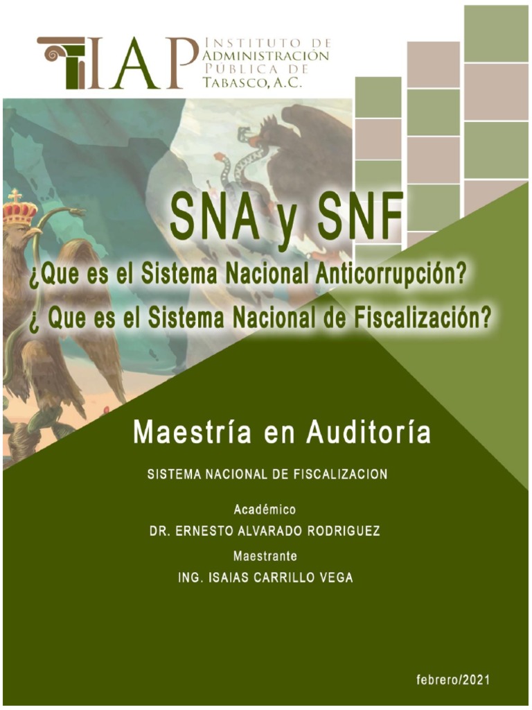Sistema Nacional de Fiscalización en México | PDF | Corrupción política ...