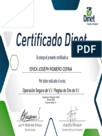 OPVI23 Certificado