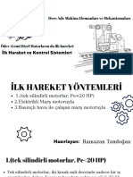 İlk Haraket Ve Kontrol Sistemleri