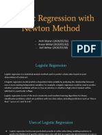 Logistic Regression with Newton Method