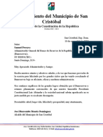 Carta Al Samuel Pereyra Banreservas