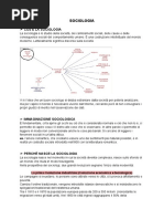 SCHEMI ESAME SOCIOLOGIA