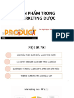 Bài 3 Sản Phẩm Trong Marketing Dược