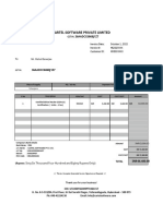 Sample Invoice for CEH Certification