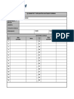 Toolbox Attendance Form 