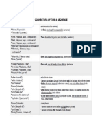 Connectors of Sequence