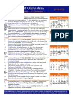 OE Orchestras 2019-2020 Calendar of Events