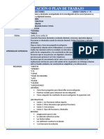 Planificación o Plan de Trabajo de Enero Del 2022