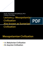 Lecture 5 Mesopotamian