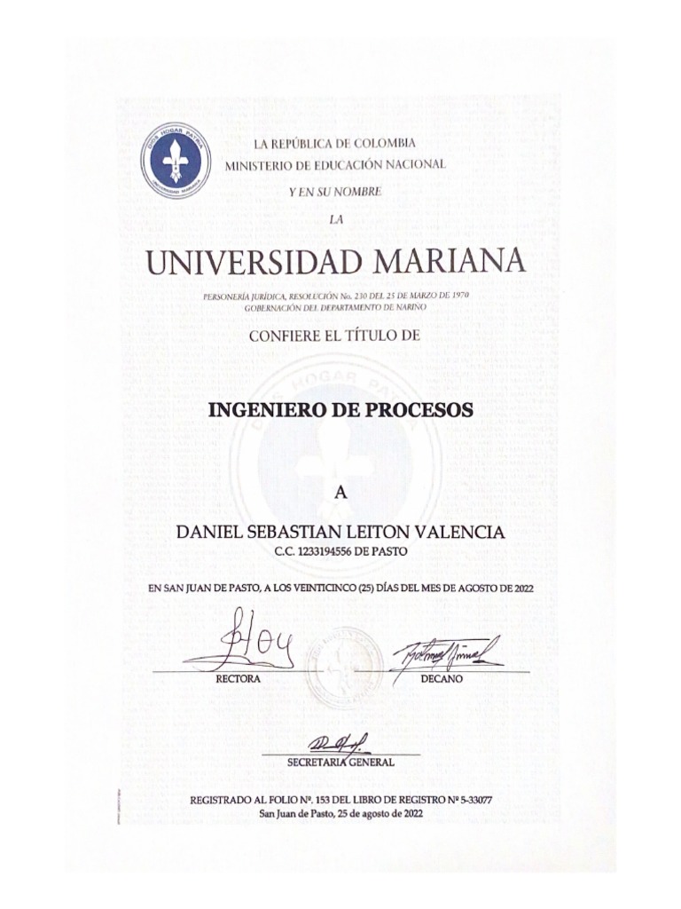 Diploma de Grado PDF