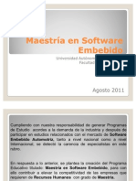 Maestría en Software Embebido - Final 2011