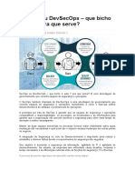 Como integrar Segurança no ciclo de Desenvolvimento