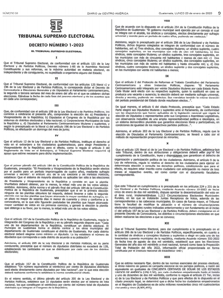 Decreto 12023 Convocatoria A Elecciones Generales 2023 PDF