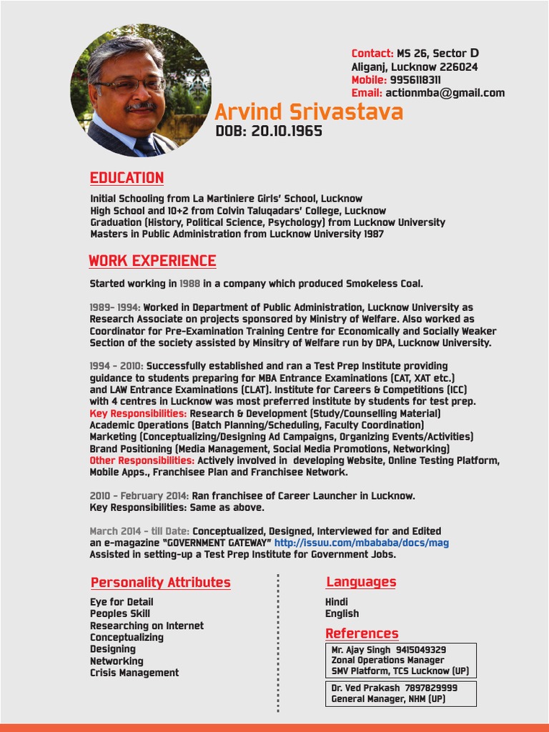 Arvind Resume | PDF | Communication