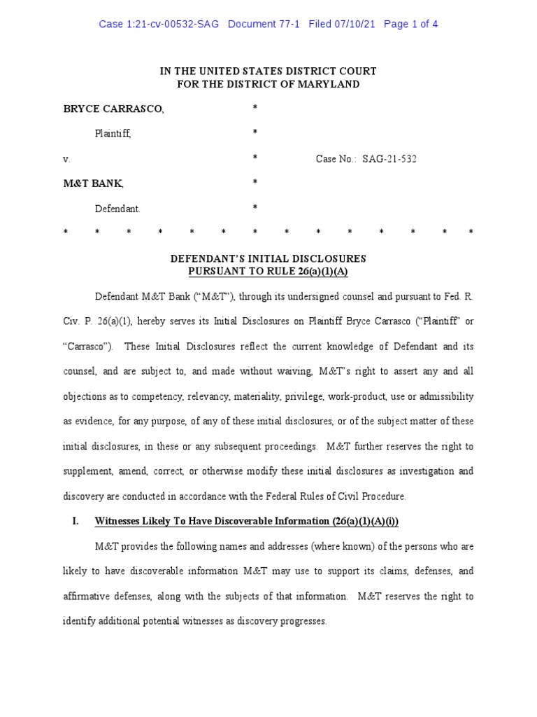 Iowa Rule 12.36 Form 1