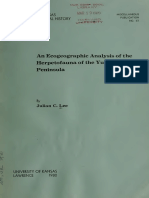An Ecogeographic Analysis Herpetofauna PY