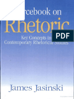 (Rhetoric and Society Series) James L. Jasinski - Sourcebook On Rhetoric. Key Concepts in Contemporary Rhetorical Studies (2001, SAGE) - Libgen - Li
