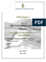 Las Cuencas Hidrográficas y Su Morfología - Henrry Rojas Asuero