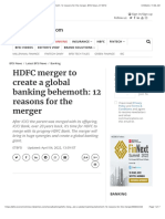 HDFC: HDFC Merger To Create A Global Banking Behemoth: 12 Reasons For The Merger, BFSI News, ET BFSI