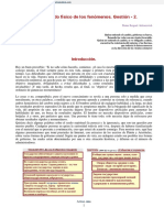 El Significado Físico de Los Fenómenos. Gestión - 2