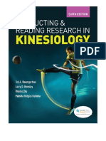 Conducting & Reading Research in Kinesiology - Ted, PHD & Weimo Zhu, PHD & Pamela Hodges Kulinna, PHD