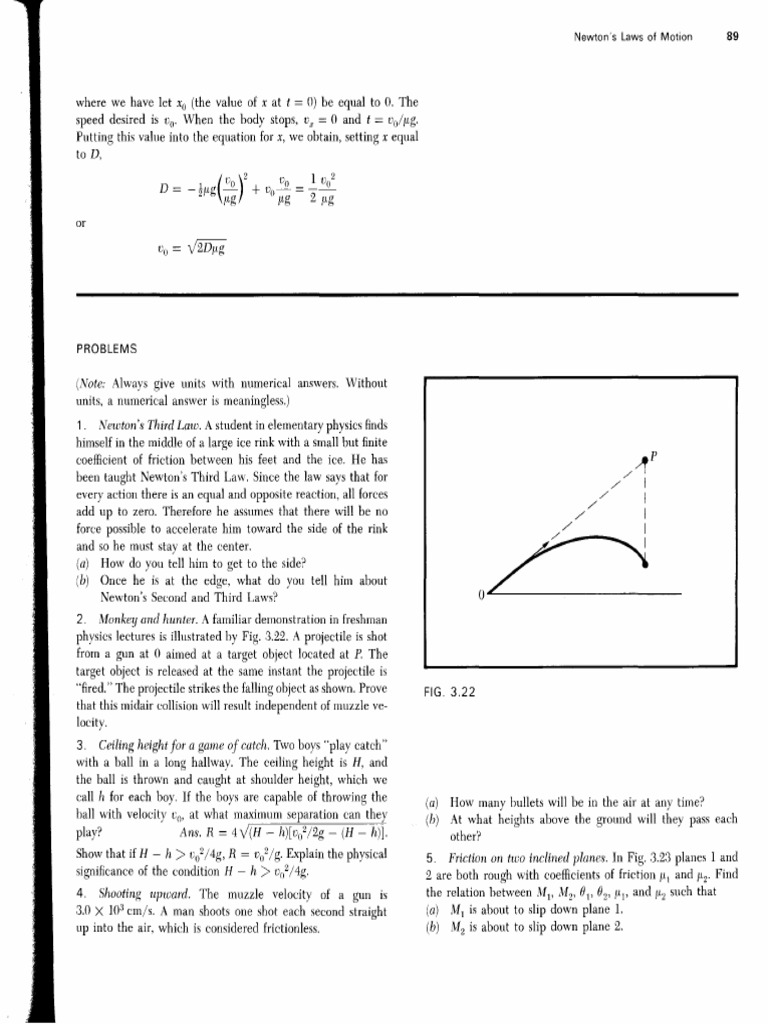 Berkeley Physics Mechanics Problems | PDF | Force | Newton's Laws Of Motion