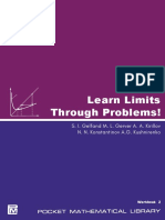 Learn Limits Through Problems! (Pocket Mathematical Library Workbook 2) - Gelfand, Gerver, Kirillov, Konstantinov, Kushnirenko - 1969