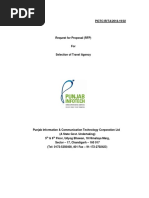 Travel Agency Proposal Example