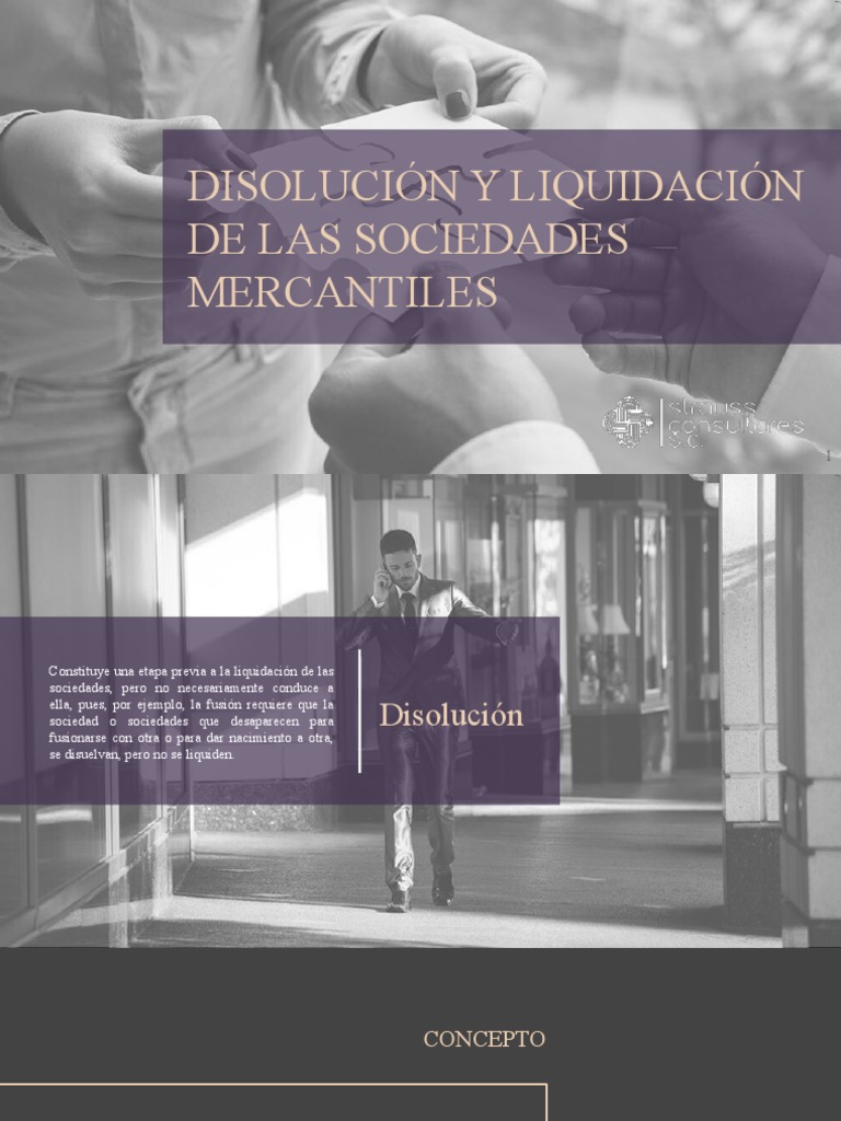 Disolución Y Liquidación De Las Sociedades Mercantiles Instroduccion