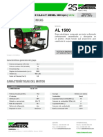 Especificaciones Técnicas: AL 1500-E - LOMBARDINI 12LD-477 DIESEL 3000 RPM