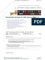Connection Strings For SQL Server 2005: The Reference Articles Contributors Magazines