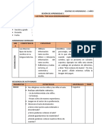 Sesión de Aprendizaje Del Proyecto - 3 Años